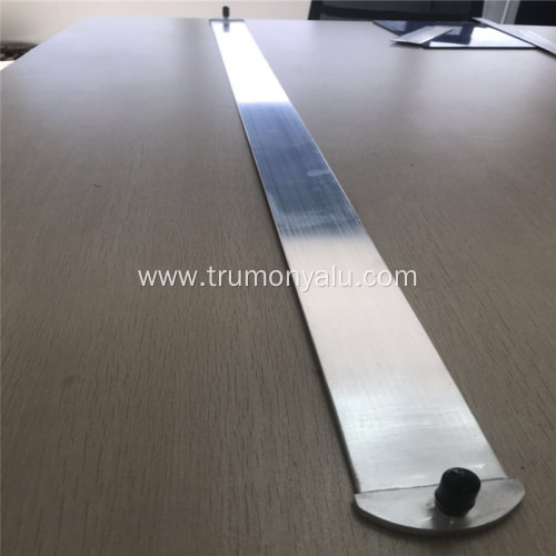 Aluminium micro channel tube with inlet and outlet